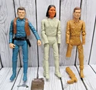 Louis Marx Co Vintage Johnny West Indian Chief Action Figure Lot Of 3
