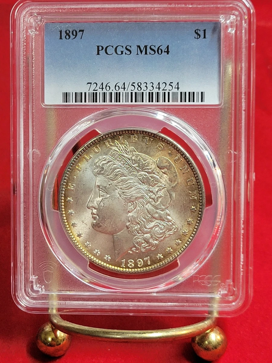 MS 64 Graded 1897 Year Morgan US Dollars (1878-1921) for sale | eBay