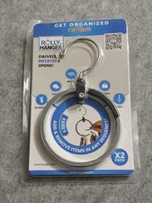 Multipurpose Closet Hanger Organizer ROLLY HANGER Great Space Saver Cut Clutter