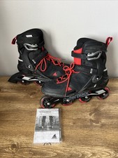 Rollerblade Macroblade 80 Inline Skates Mens Size 12 Red Black