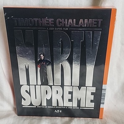 Marty Supreme 4K UHD Blu-ray With Blu-Ray 4K Mastering Dolby DIGI BOOK BRAND NEW