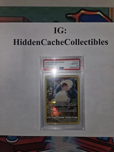 2022 Pokémon Sword & Shield Lost Origin Full Art Snorlax Trainer Gallery TG10...