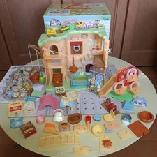 Epoch Hamtaro Underground House Figure Set with Dolls  Accessories