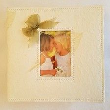 Keepsake Box  Photo Album Made W/Natural Handmade Paper Holds 200 4  X 6 Photos