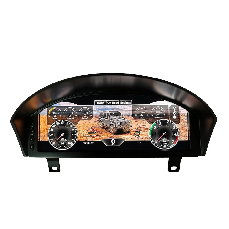 Para Land Rover Defender 2012-2016 Coche LCD Digital Cluster Velocímetro Tablero Foto 3 de 4