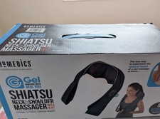 HoMedics Gel Shiatsu Neck & Shoulder Massager Heated Rechargeable NMS-700RCG-GB