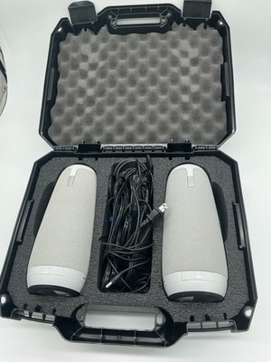 Lot of 2 Owl Labs Meeting Owl Pro MTW200 1080p 360 Smart Conference Camera case