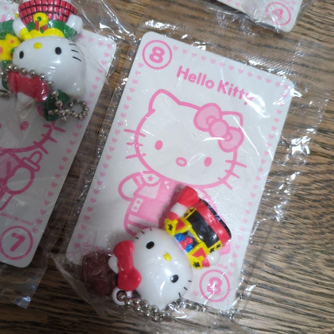 レア☆未開封　ハローキティ 世界旅行 キーホルダー 8個コンプ セット　レトロ レア☆未開封 ハローキティ 世界旅行 キーホルダー 8個コンプ
