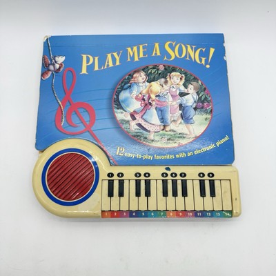 Play Me A Song 1998 Tormont Publications Hardcover With Piano Keyboard Works Toy