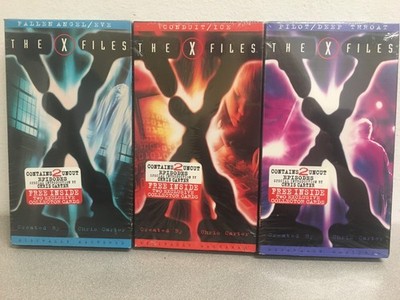 3 VHS tapes  The X Files  by Fox Videos starring David Duchovny Gillian Anderson