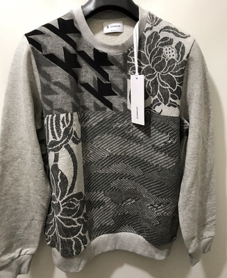 DONDUP  Italian urban chic sweatshirt  L tag (Fit is M/50/40 NWT$550 Big Sale!