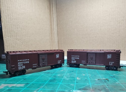 Vagón de carga de acero Athearn Soo Line 40' 1929 escala Ho.  #1143, #5942 | Condition: Used