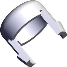 Bottone Pulsante Bianco per Passeggino Yoyo / Yoyo+ / Yoyo² Babyzen Che Permette