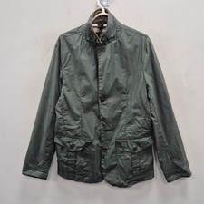 Barbour Sander leichte 4 Unzen Wachs wasserdichte Country Green Jacke Mantel Small