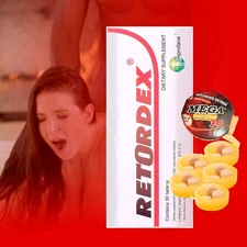 Retordex + Mega Gold Pill High Sexual Libido Performance Supplement Stamina