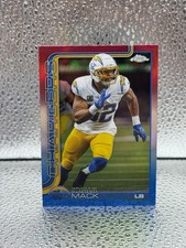 2025 Topps Chrome Football Khalil Mack Red White Blue Refractor