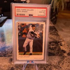 2002 Topps Gallery⚾️CRAIG BIGGIO #114 PSA 10💰POP 1 (ONLY 1 IN THE WORLD!) HOF