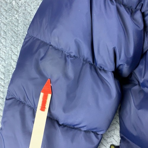 LL BEAN Down Puffer Jacket Men's XL Regular Blue Insulated Full Zip Pocket 0FKF7 - Picture 10 of 10