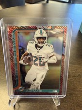 2025 Topps Chrome Football Devon Achane Pigskin Refractor #188