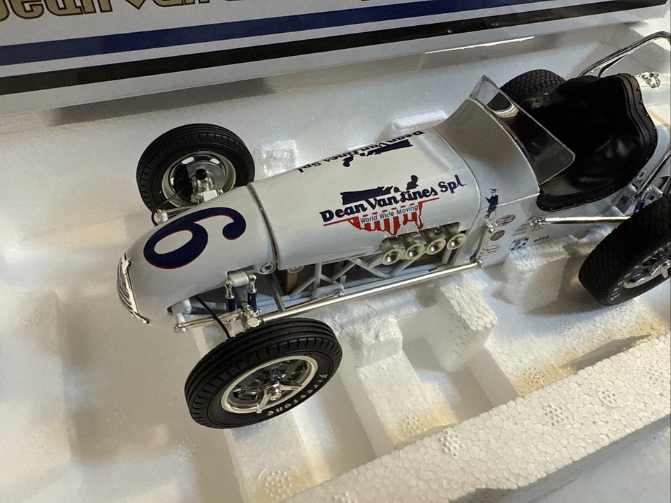 #6 EDDIE SACHS USAC 1/18 DEAN VAN LINES OFFY DIRT CHAMP GMP - Image 3 of 4