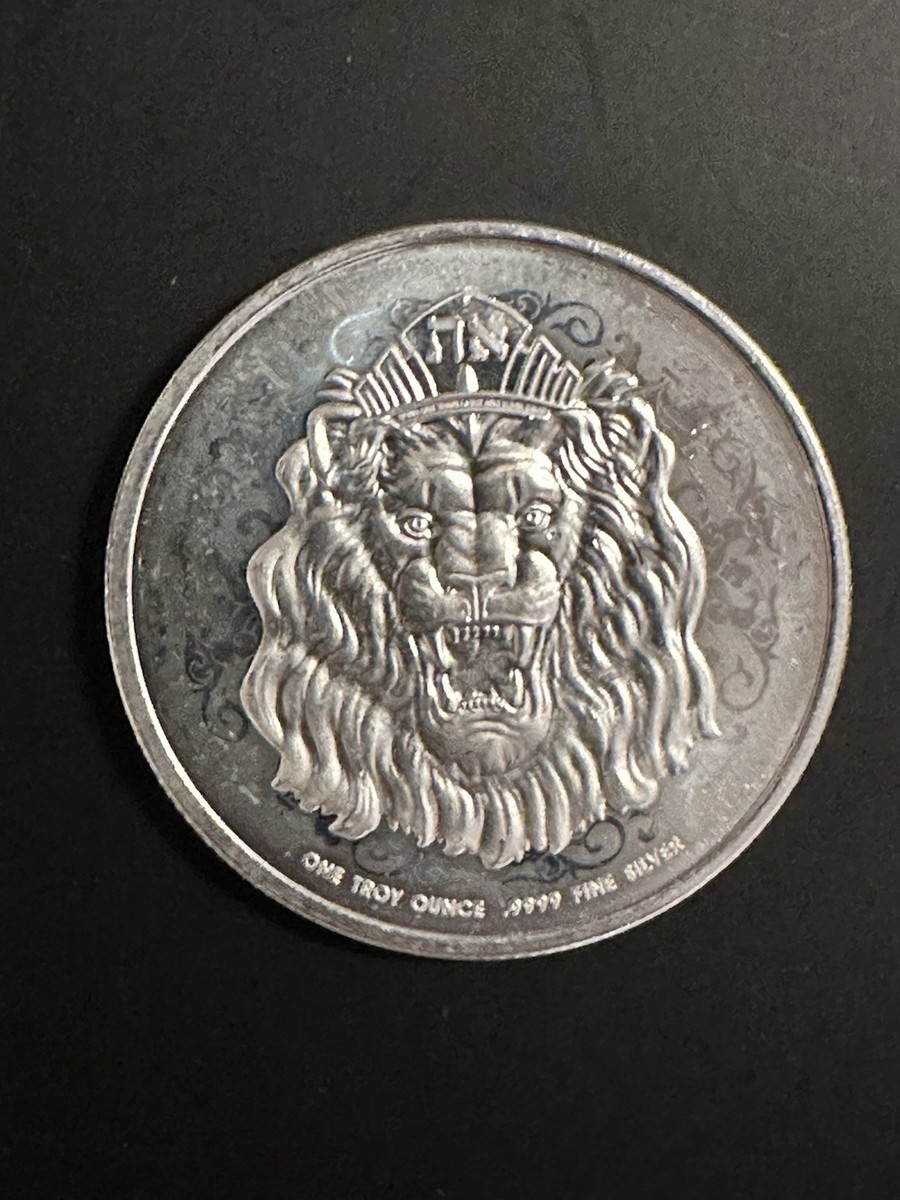 2021  BU 1 oz  Niue  Roaring Lion $2  .9999 SILVER Coin  Limited Edition