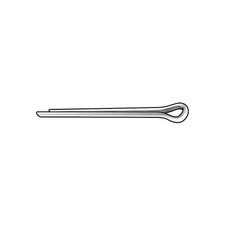 GRAINGER APPROVED 2UHV6 Cotter Pin,0.5 in dia,3 in L,PK5 2UHV6