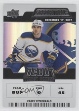 2022 Upper Deck Credentials Debut Ticket Access /999 Tier 1 Casey Fitzgerald 2ye