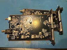 2x American Fibertek RM-1605 BROKEN SCREWS Fiber Optic Receiver Up the Coax PTZ