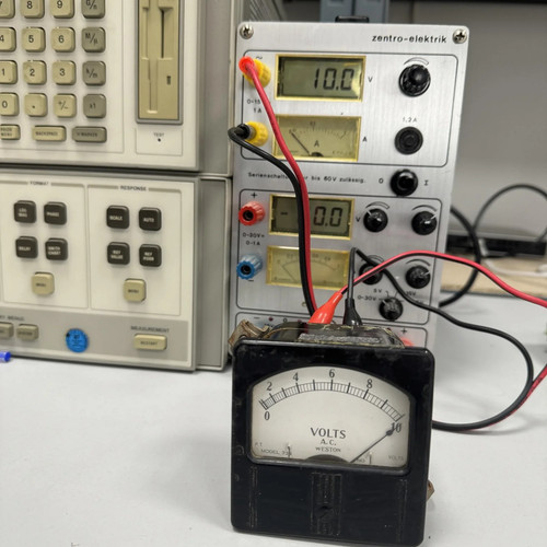 0-10V AC VOLTMETER MILITARY PANEL METER 731 WESTON 80x75x70mm - Picture 4 of 5