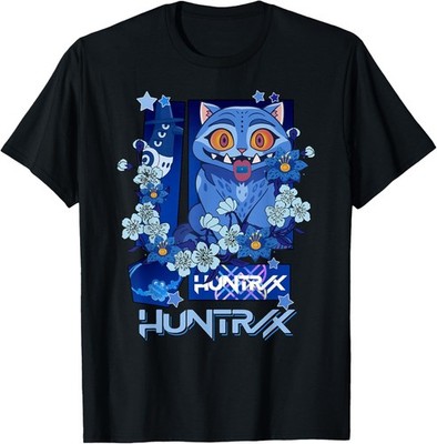 Demon Anime Cute Kpop Tiger Derpy Flowers T-Shirt