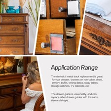 Plastic Drawer Slides and Guides Drawer Slides Fit for Kenlin Rite Trak