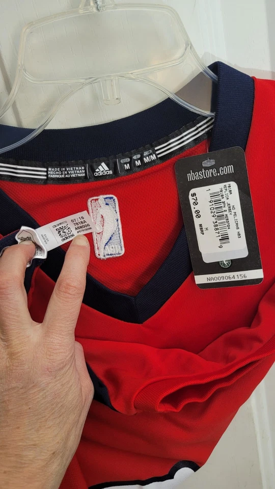 Adidas NBA Jersey New Orleans Pelicans DeMarcus Cousins Red Men's M - Image 3 of 3