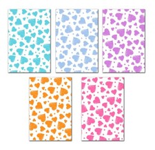 10 Assorted All Occasion Note Cards Blank Greeting Cards w/Envelopes Hearts