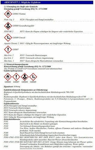 SET Mipa 2,5L: EP-Grundierfiller Set 2K Füller + Härter + Verdünnung Unterlage - Bild 3 von 6