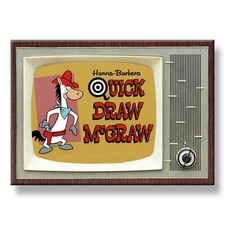 QUICK DRAW McGRAW TV 3.5 inches x 2.5 inches FRIDGE MAGNET