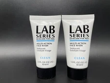Lab Series Multi-Action Men's Face Wash- 1 Fl Oz X 2. New Sealed