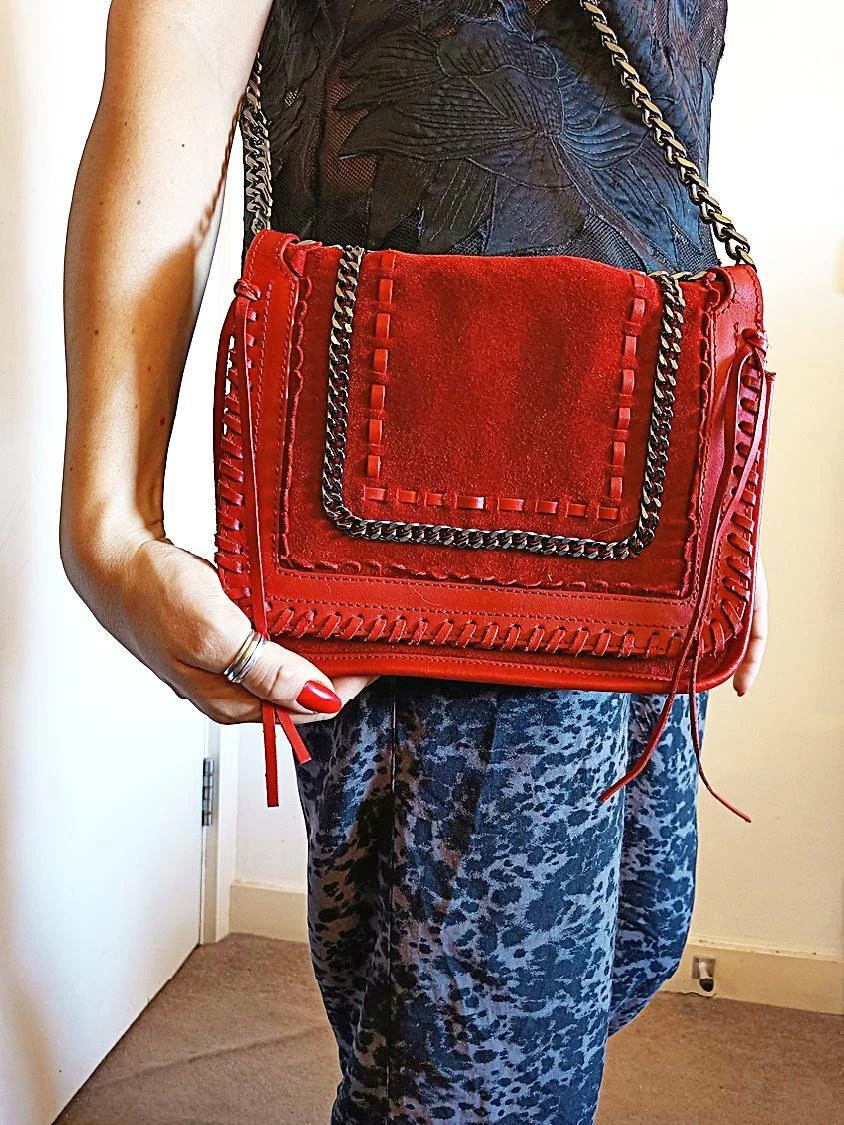 GATHERED SHOULDER BAG - Red | ZARA India