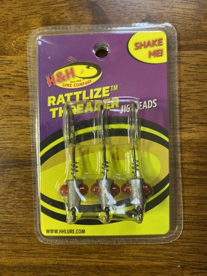 H H Lure Company Rattlize Threader Jig Heads 1 4oz 4 0 Hook Ebay