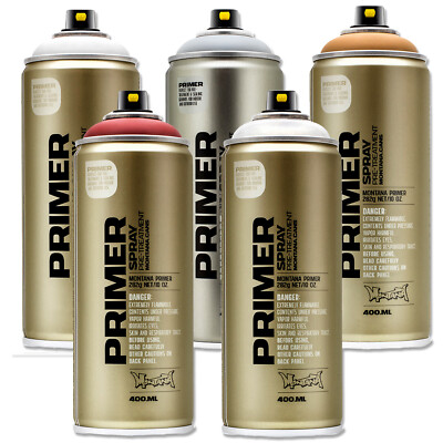 Montana PRIMER Grundierung 400ml Sprühlack Haftgrund Metall Kunststoff Universal