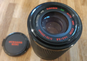 Sunagor Tokina Auto Macro 70-200mm 4.5-5.6 Lens Ricoh Pentax R/PK mount + Caps.
