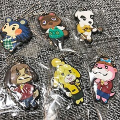 Animal Crossing Honwaka Rubber mascot All six complete set