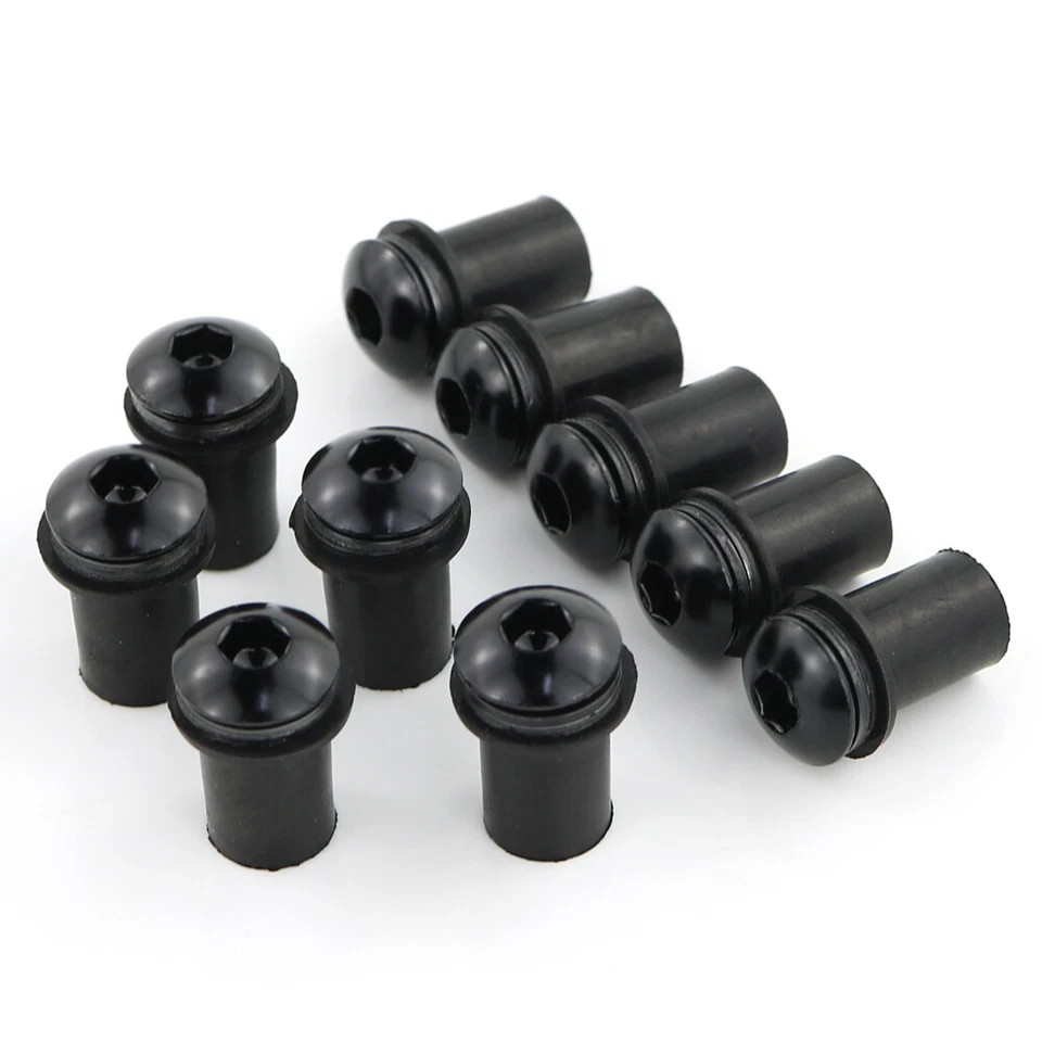 整流挡风玻璃挡风玻璃螺栓螺母套件适用于本田川崎铃木雅马哈 — 第 4/4 张图片