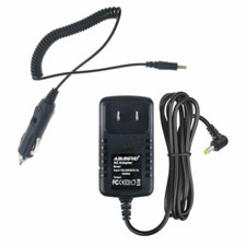 Car Charger  AC Wall Adapter Power For ONN ONA16AV009 10" Portable DVD Player