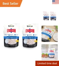 Ethical Harvested Natural Sea Salt - Rich Trace Minerals, Gluten-Free 16 oz x2