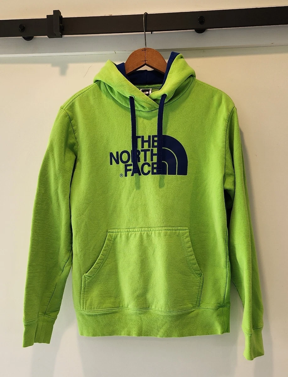 neon north face hoodie