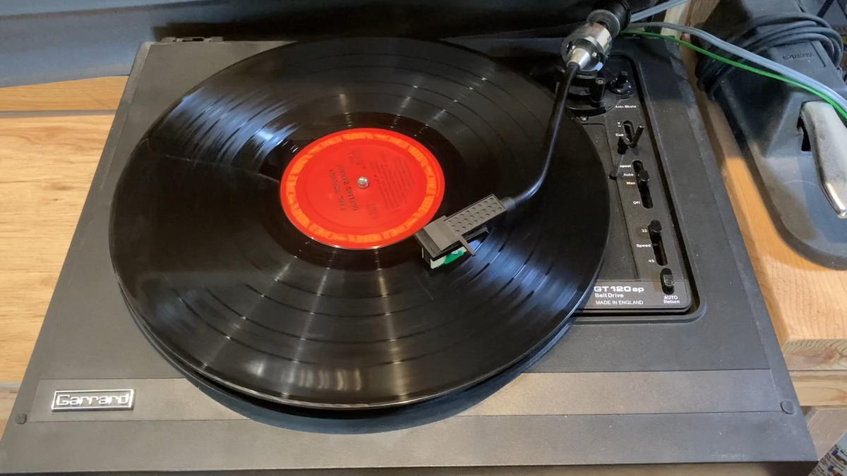 Garrard GT 120ap Belt Drive Turntable Record Player - Parts or