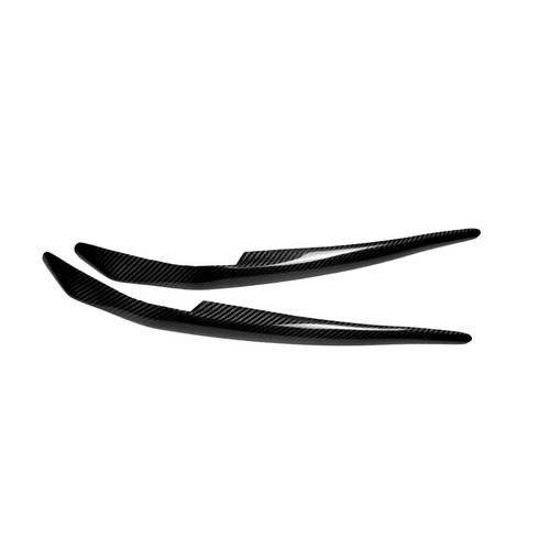 Carbon Fiber Headlight Eyelids Eyebrow Cover For Mitsubishi Lancer EVO 2008-2014 - Picture 12 of 12