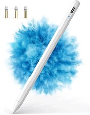 White iPad Stylus Pen Compatible with iPad Pro 2018 and Later Models