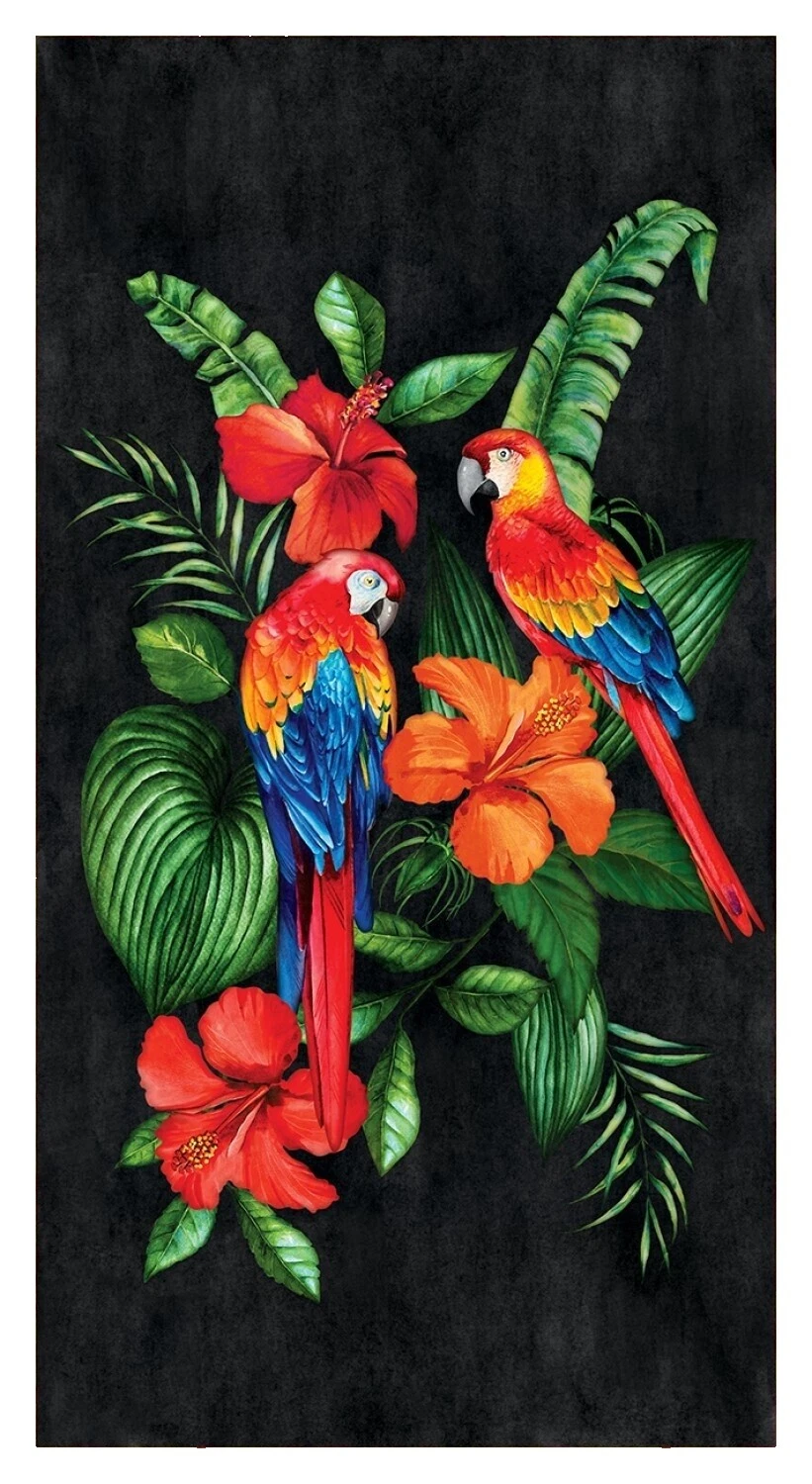 Paneles de tela Tropical Multicolor