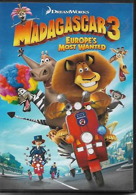 Madagascar 3: Europe's Most Wanted (DVD, 2012, Widescreen) Ships